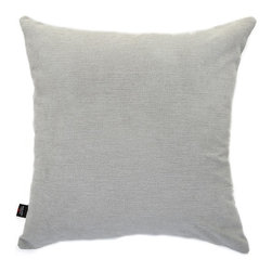 Yorkshire Fabric Shop - Earley Scatter Cushion, Silver, 45x45 Cm - Scatter Cushions