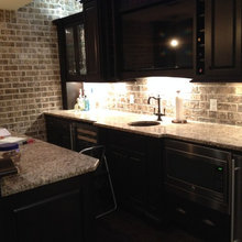 dark home bar
