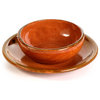 Ancient Cookware, Mexican Clay Soup Bowl, Plain, 20 Ounces