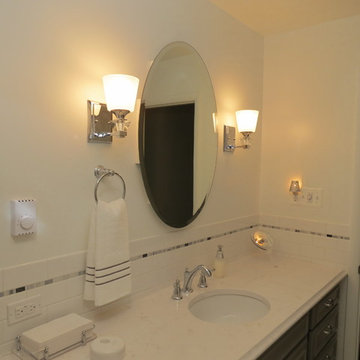 Contemporary Bathroom Remodel Done In Maple