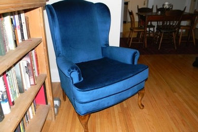 Wing chair after