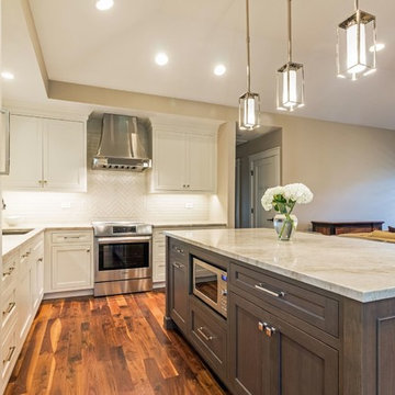 Lake Bluff Clean and Classic Kitchen