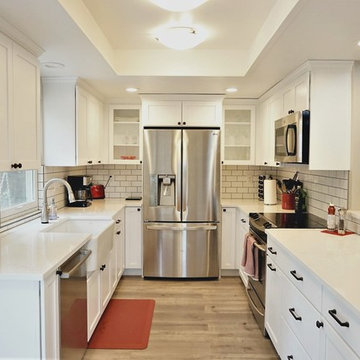 Ken-Caryl Ranch - Small White Kitchen