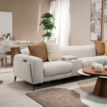 Luke Gray Power Reclining Sectional