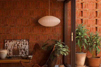 Inspiration for an asian home design remodel in Hyderabad