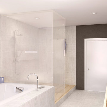 Portland White Bathroom