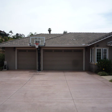 Michael G's Pro Dunk Gold Basketball System on a 40x40 in El Cajon, CA