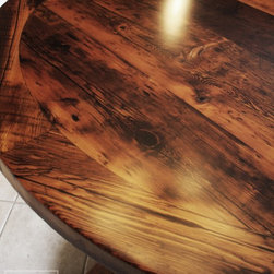Round Reclaimed Wood Tables - Products