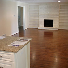 Built Ins and Painted Fireplaces