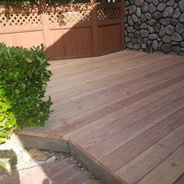 Wood Platform Patio & Deck