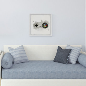 "Gamer II" Framed Painting Print