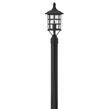 Hinkley Freeport 1807Bk Medium Post Or Pier Mount Lantern, Black