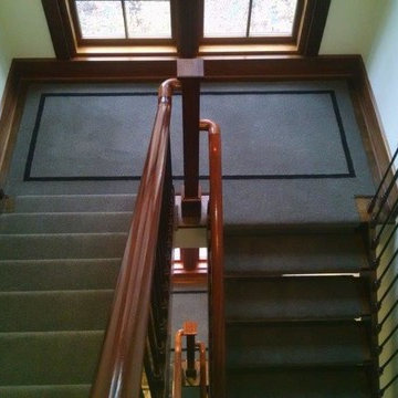 Carpet Runners on Wood Stairs
