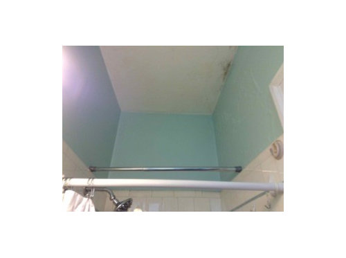 What Caused The Water Damage To The Bathroom Ceiling