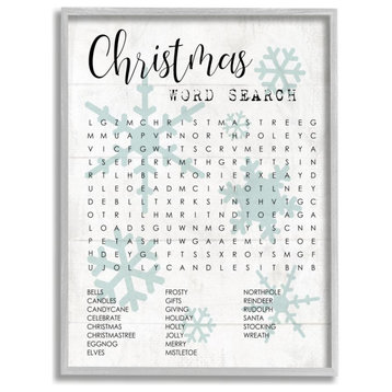 Winter Holiday Word Search Activity Christmas Phrases,1pc, each 11 x 14