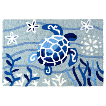 Blue Turtle Indoor/Outdoor Accent Doormat,  20"x30"