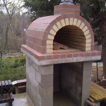 The Tildsley Family Wood Fired Pizza Oven in Massachusetts