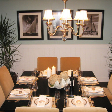 Updated Contemporary Classic Design, Wainscoting