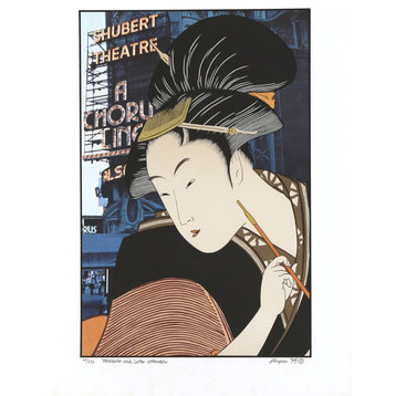 "Profound Love, After Utamaro" Artwork