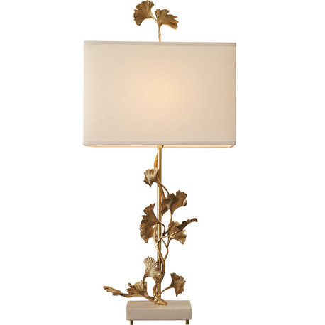 Ginkgo Table Lamp - Brass