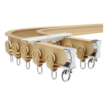 Bendable Curtain Tracks & Rails For Bay Window