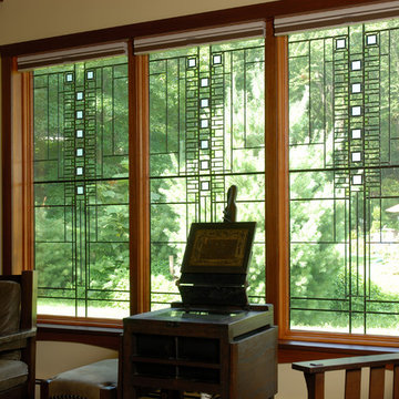 Art glass window