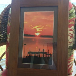 Teak Picture frame and Matting - Products