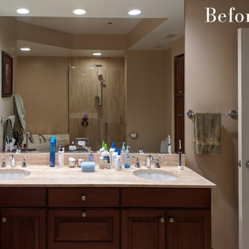 Chic High-Rise Primary Bathroom Makeover