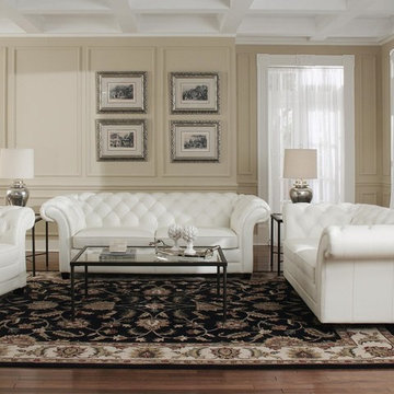 Leather Sofas & Leather Living Room Furniture Sets