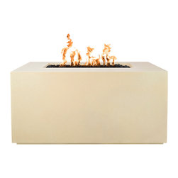 The Outdoor Plus - Pismo Firepit, Vanilla, 48" - Fire Pits