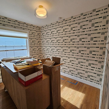 Office wallpaper installation Frisco, TX