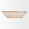 Athena Extra Large Oblong Light-Wash Reclaimed Wood Bowl