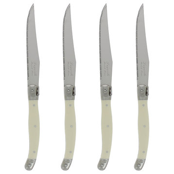 Laguiole Faux Ivory Steak Knives, Set of 4