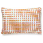 SCALAMANDRE - Fair Isle Lumbar Pillow, Begonia, 22" X 14" - Featuring luxury textiles from The House of Scalamandre, this pillow was thoughtfully curated by our design team and sewn together with care in the USA. Effortlessly incorporate a piece of our rich history and signature aesthetic into your home, and shop our pre-styled pillows, made for you!