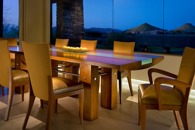 Inspiration for a contemporary dining room remodel in Phoenix