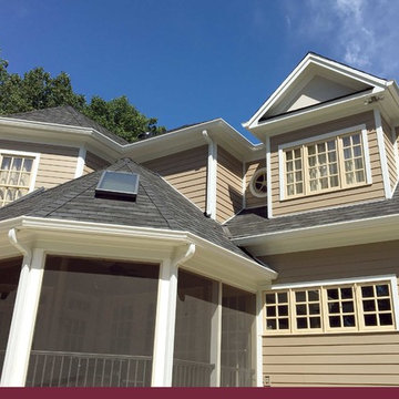 GAF Camelot II Charcoal Black shingles