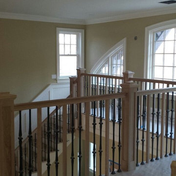 Staircase Wainscoting and Framing