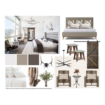 Chalet Bedroom - E-Design