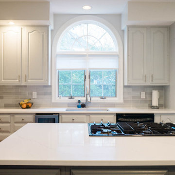 Before and after Kitchen Remodeling Project in McLean, Virginia