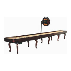 22' Mahogany Edmore Shuffleboard Table w/  Rams Head - Products