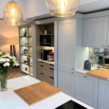 Perfect Painted Shaker Breakfasting Kitchen and Dining