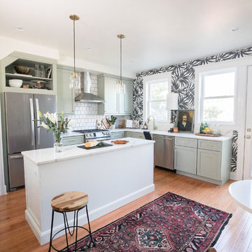 Bold, Eclectic Kitchen
