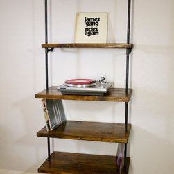 Various custom shelving completed - Media Racks And Towers