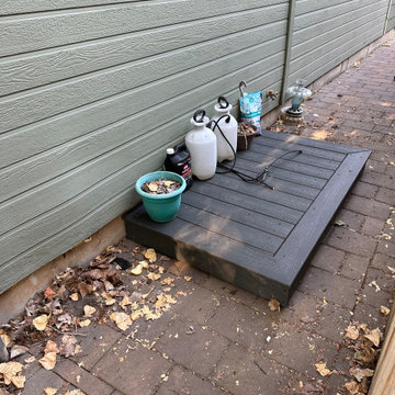 Basement access beautification and security