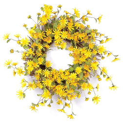 Contemporary Wreaths And Garlands by Melrose International LLC