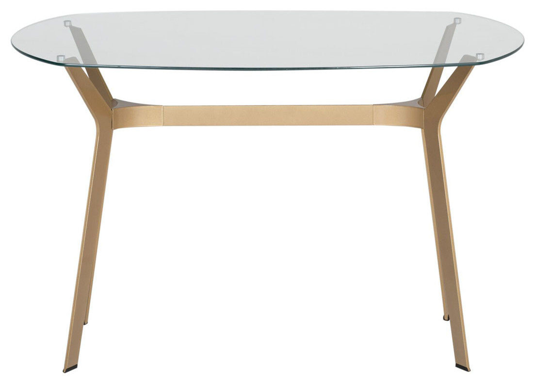 Archtech Small Space Dining Table with Metal Frame - Midcentury - Desks ...