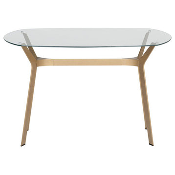 Archtech  Small Space Dining Table with Metal Frame