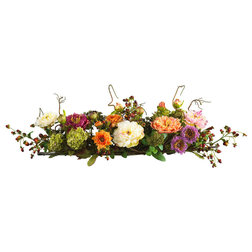 Contemporary Artificial Flower Arrangements by Bathroom Marketplace