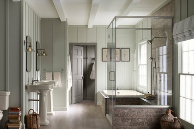 Bathroom - transitional bathroom idea in Louisville