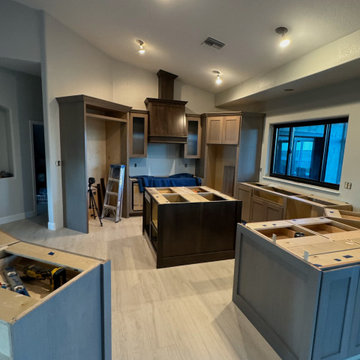 Custom Built Kitchen and Dry Bar